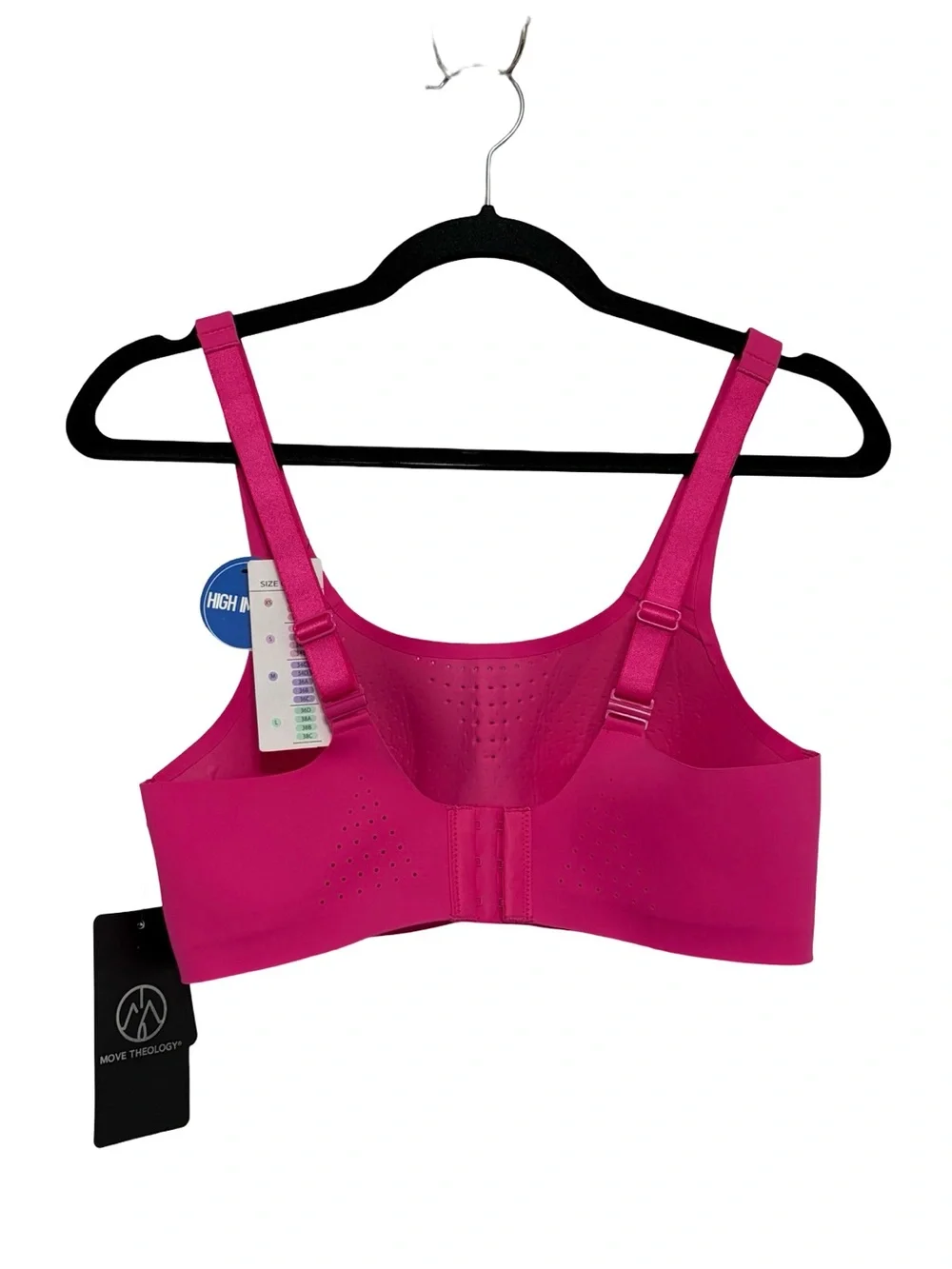 NEW Move Theology High Impact Teresa Sports Bra in Pink - Size S